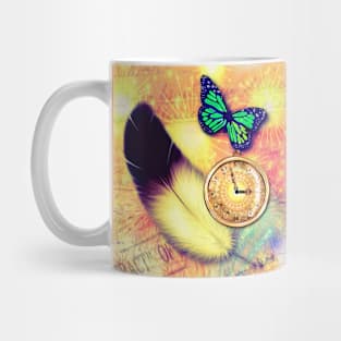 The Concept of Time, Birds and Butterflies Mug